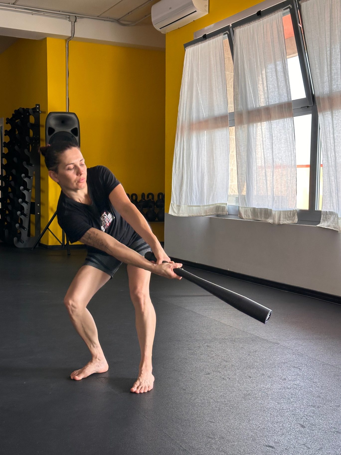 Swing con steel mace